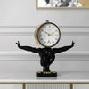 Clock Statue Art for Home and Office Decor