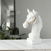 Wild Knight Horse Sculpture Art for Elegant Home Decoration